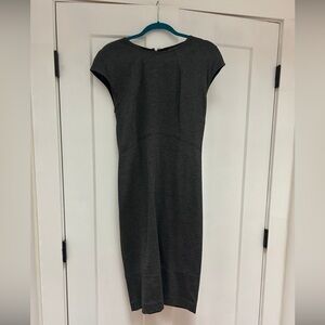 Elegant Gray Sheath Dress - Banana Republic